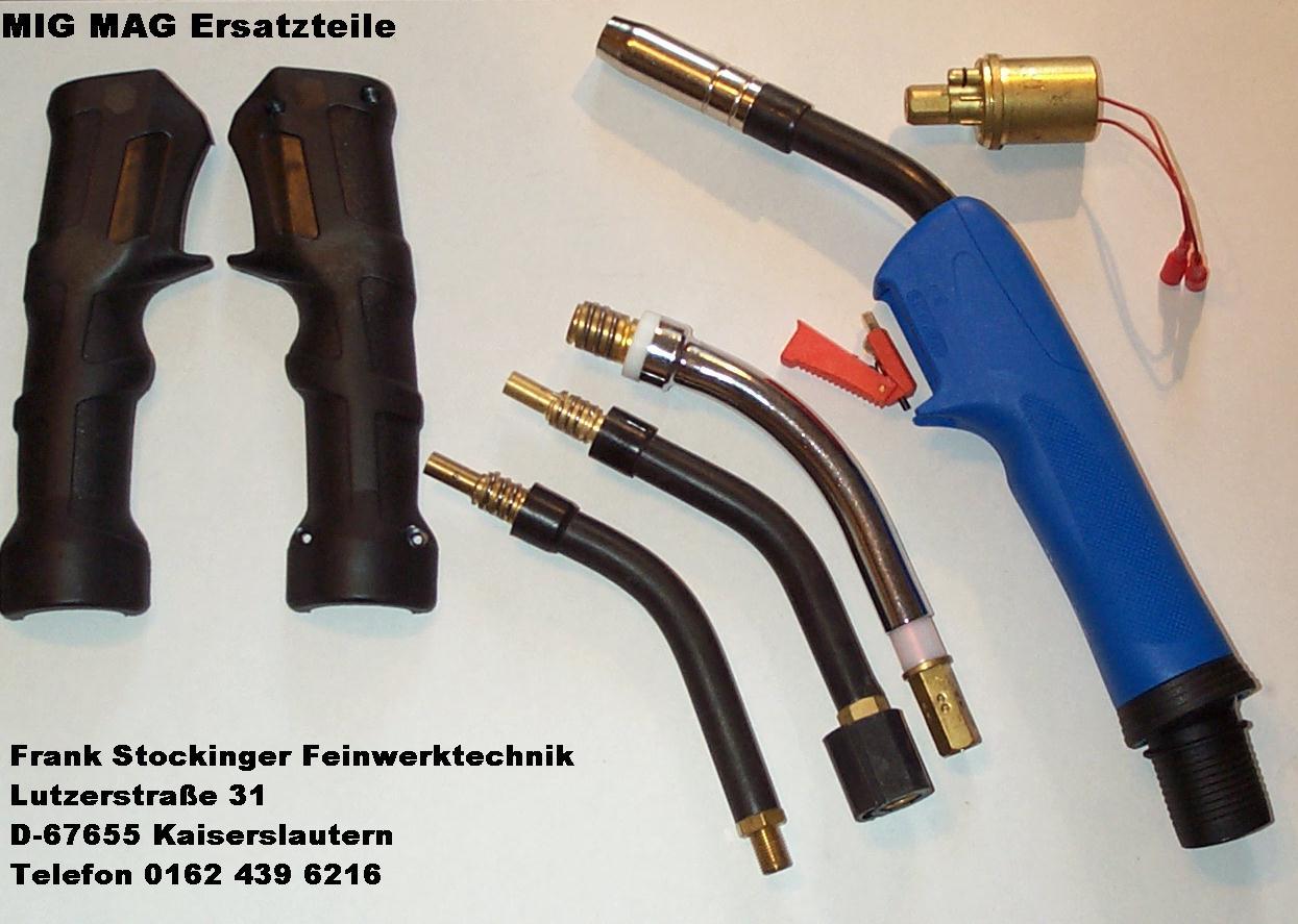 Ersatzteile und Verschleißteile für MIG MAG Schutzgas Schweißgerät.